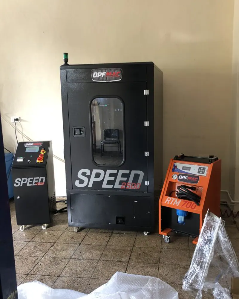 Serviste Speed 2500, Speed ve RTM 700 makineleri