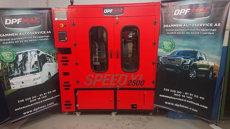 Norveç'teki müşterimiz Drammen Autoservice AS için Speed XL 2500